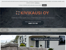 Tablet Screenshot of kivikausi.net